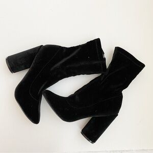 Black ankle boots